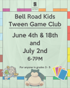 Bell Road Kids- Tween Game Club @ Newburgh Chandler Public Library | Newburgh | Indiana | United States