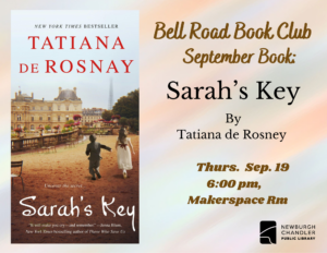 Bell Road Book Club for September: Sarah's Key by Tatiana de Rosney